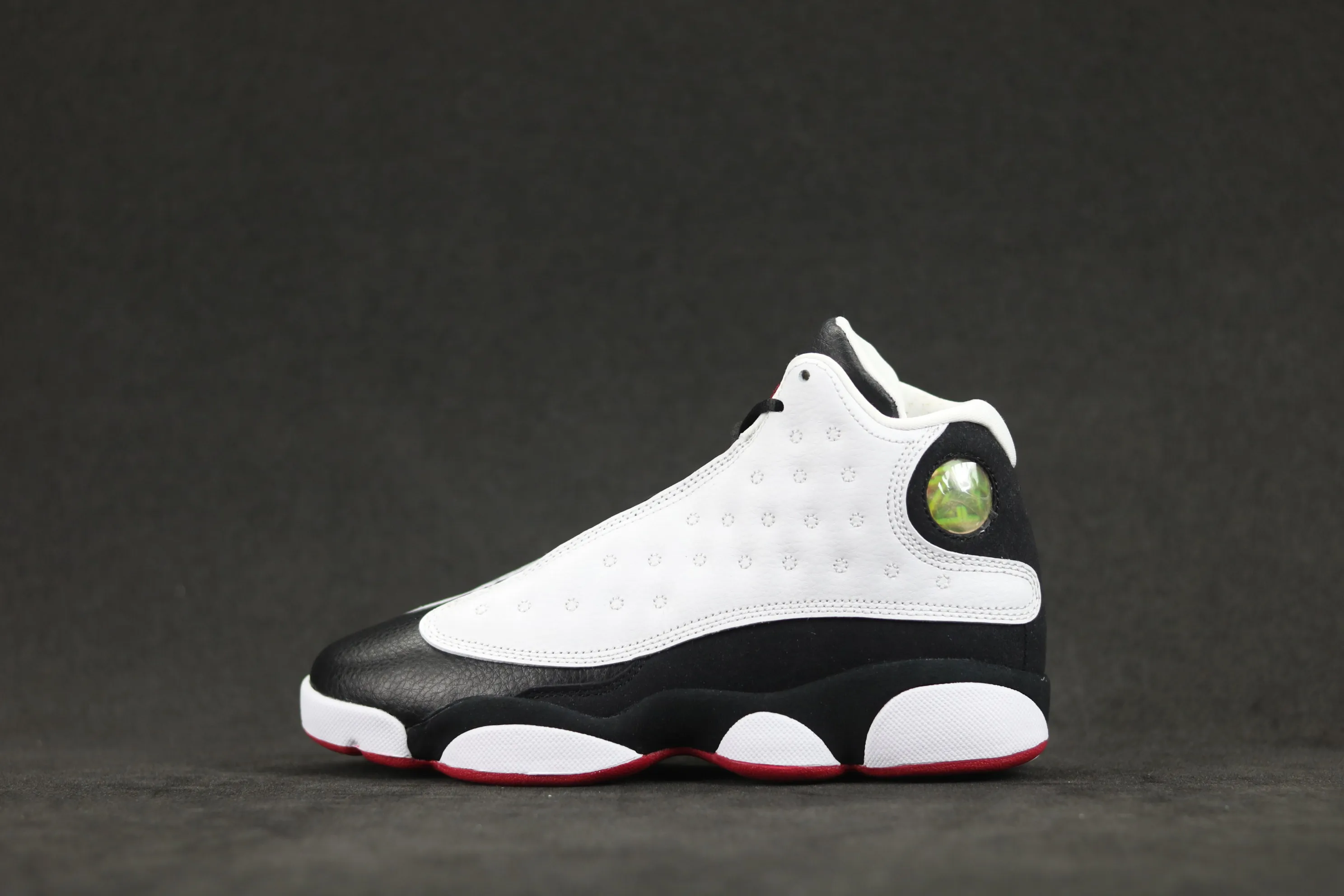 All categories Air Jordan Jordan series basketball shoes Air Jordan 13 first layer genuine original factory grade Air Jordan 13 Retro He Got Game AJ13 Panda Joe 13 real carbon real cat eye 884129-104